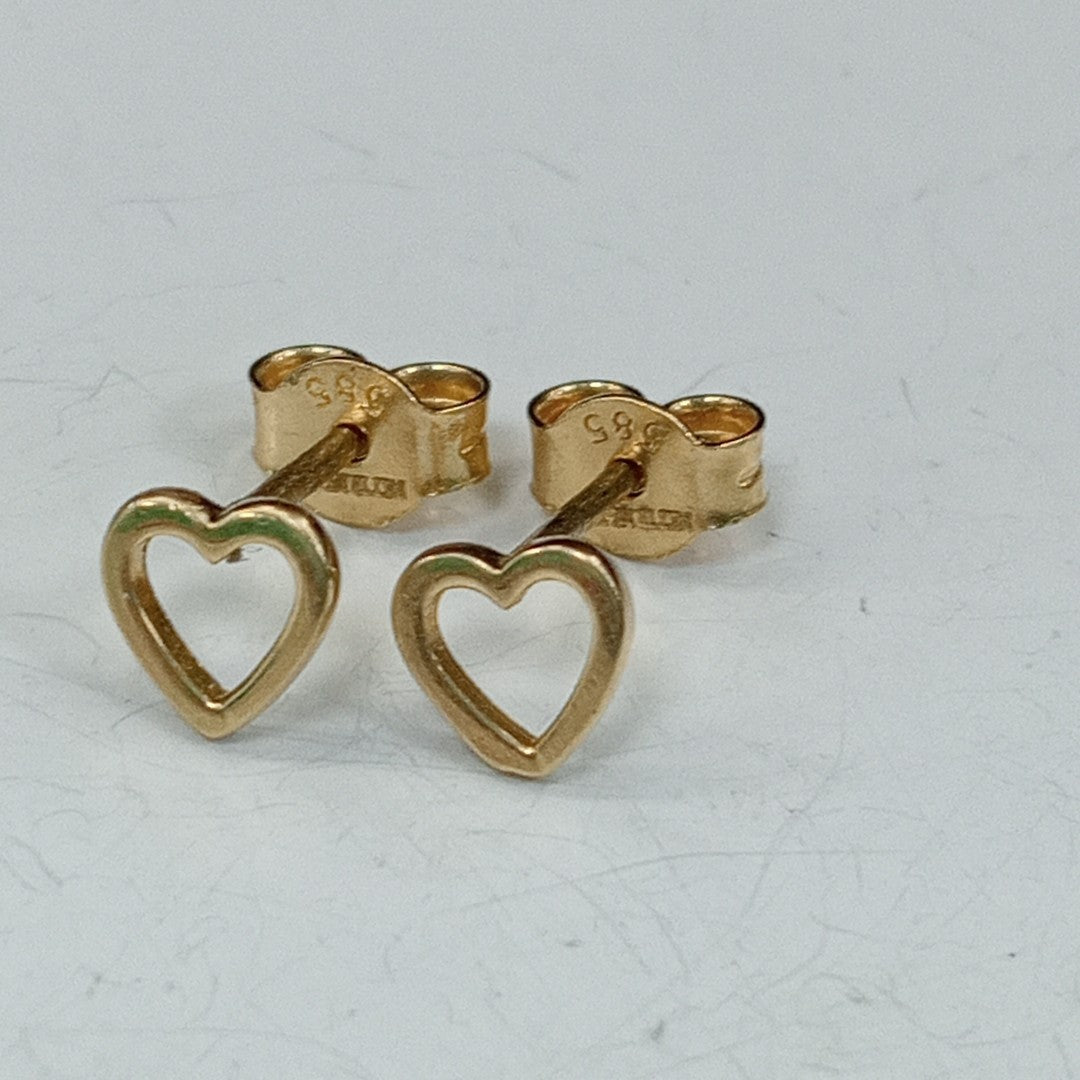 BROQUELES ORO 14K 0.9 GRS (NUEVO)