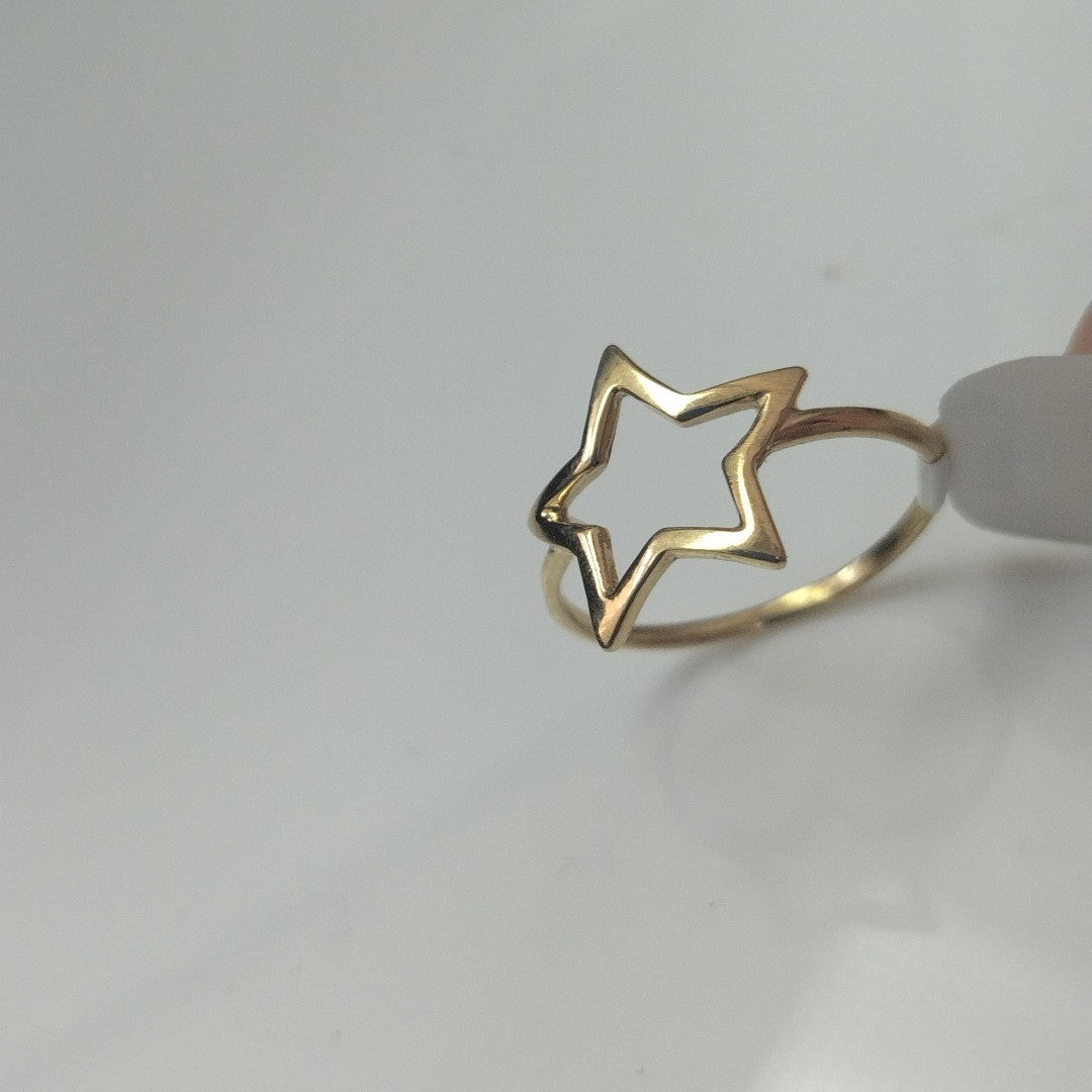 10419AND00075B4297 FRD23 ANILLO DE ESTRELLA ORO 14K 1.5GRS (NUEVO)