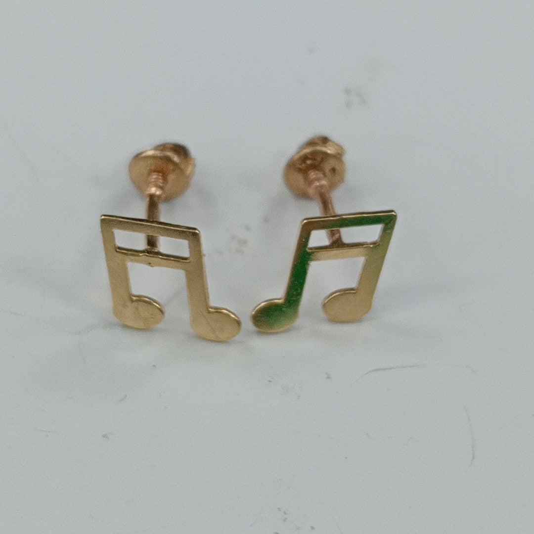 BROQUELES ORO 14K 1 (NUEVO)