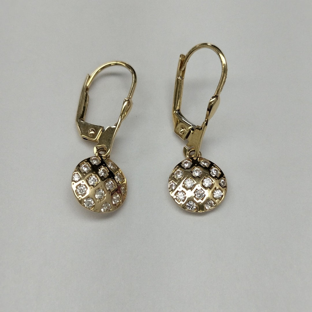 BROQUELES ORO 14K 2.5 (NUEVO)