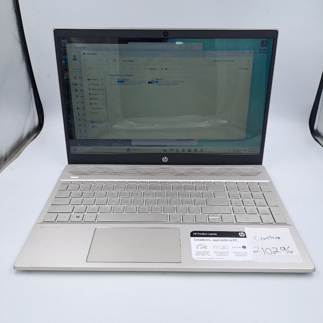 LAPTOP HP PAVILION 15-CW1012LA (2023) 1 TB + 128 GB SSD 12 GB RAM (SEMINUEVO)