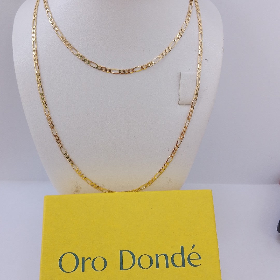 CADENAS CARTIER 3*1 AMARILLA ORO 14K 5.4 (NUEVO)