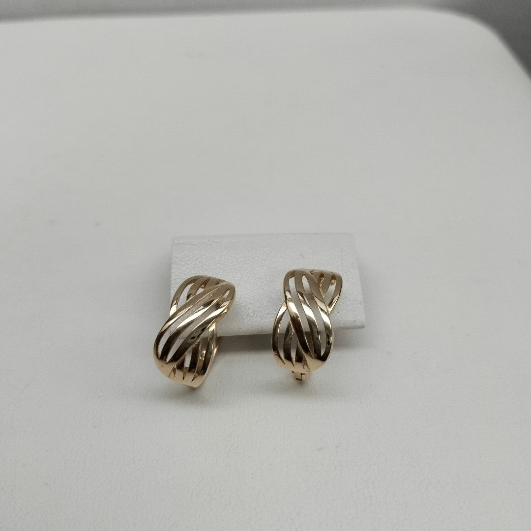 BROQUELES ORO 14K 3.7 (NUEVO)