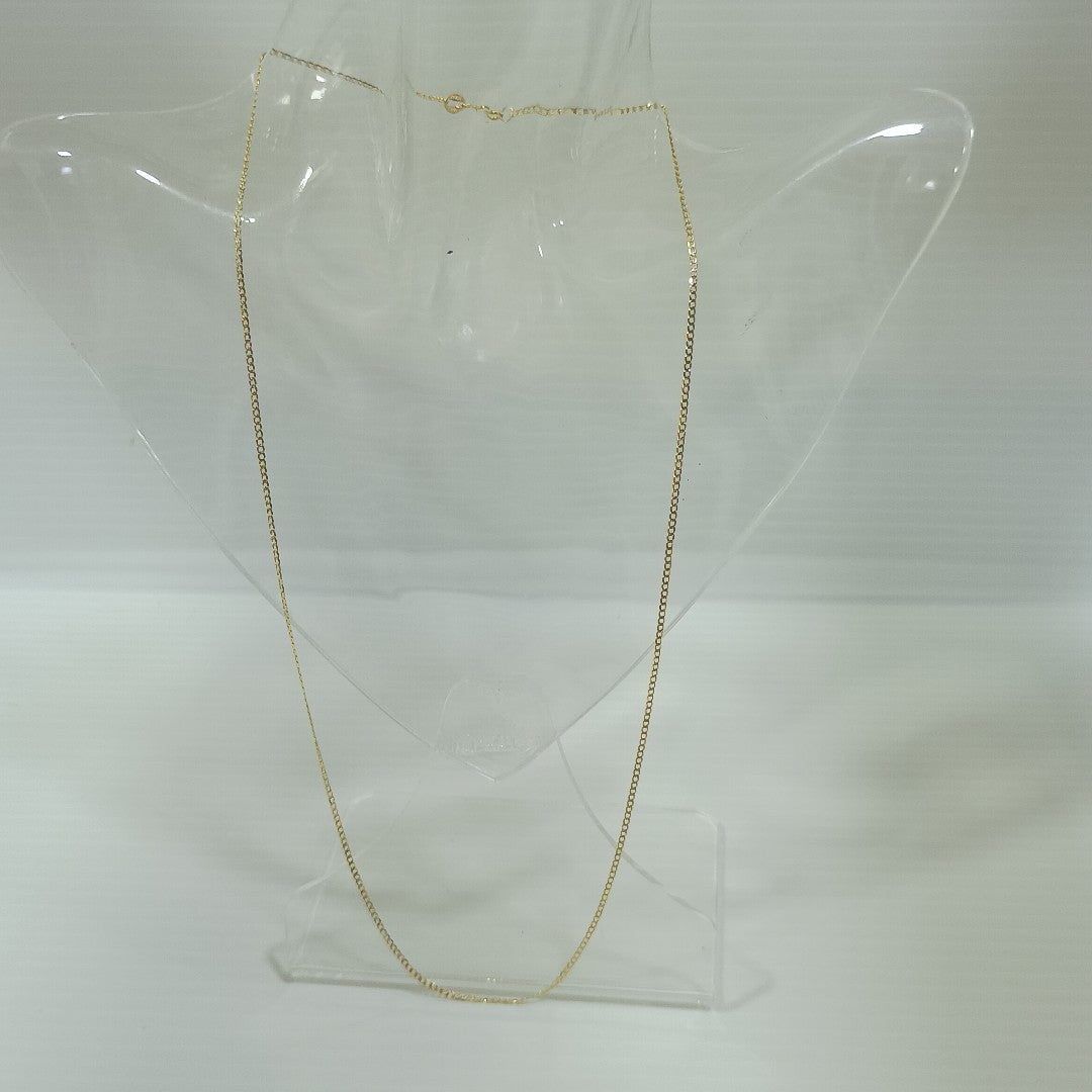 CADENAS BARBADA DIAMANTADA ORO 14K 2.2 (NUEVO)