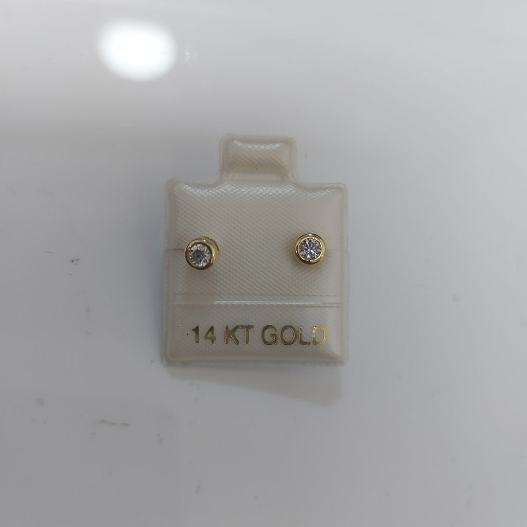 BROQUELES ORO 14K 0.8 (NUEVO)
