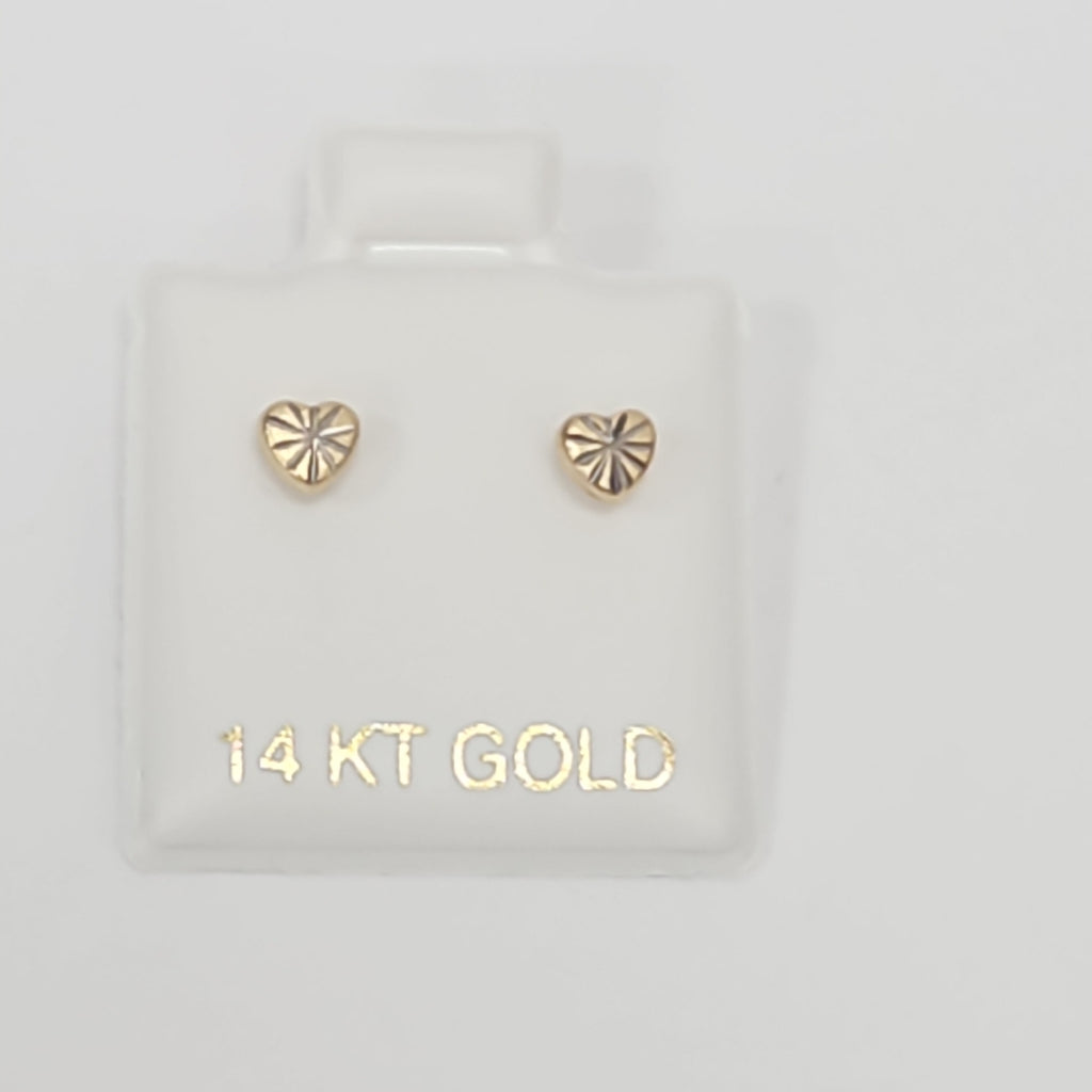 BROQUELES ORO 14K 1 (NUEVO)