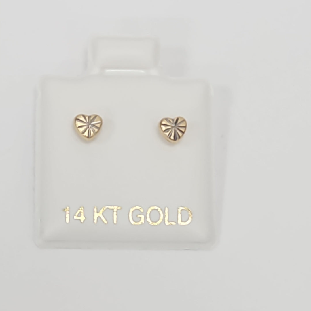BROQUELES ORO 14K 1 (NUEVO)