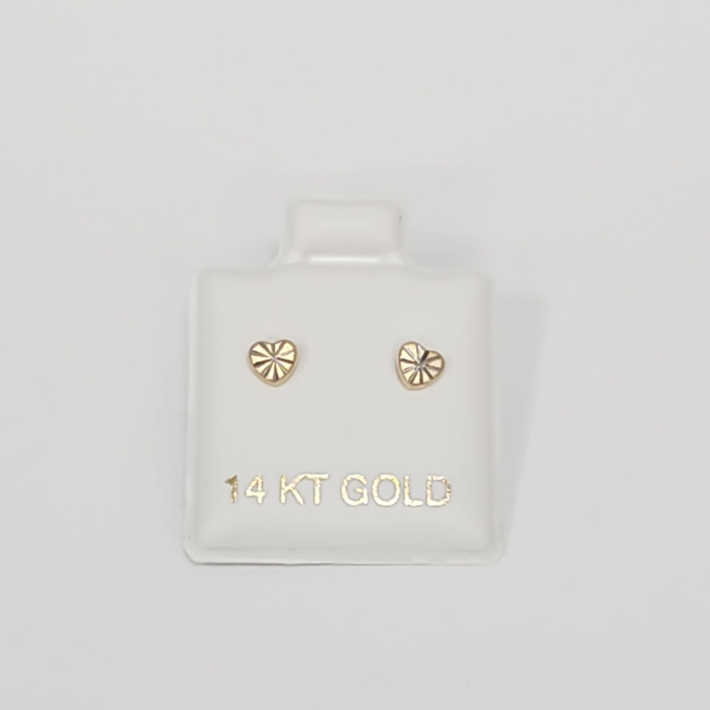 BROQUELES ORO 14K 1 (NUEVO)