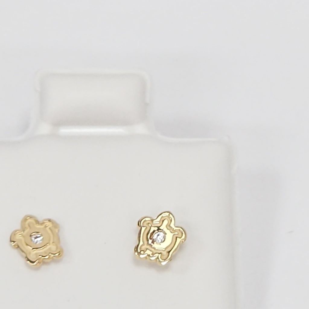 BROQUELES ORO 14K 1 (NUEVO)