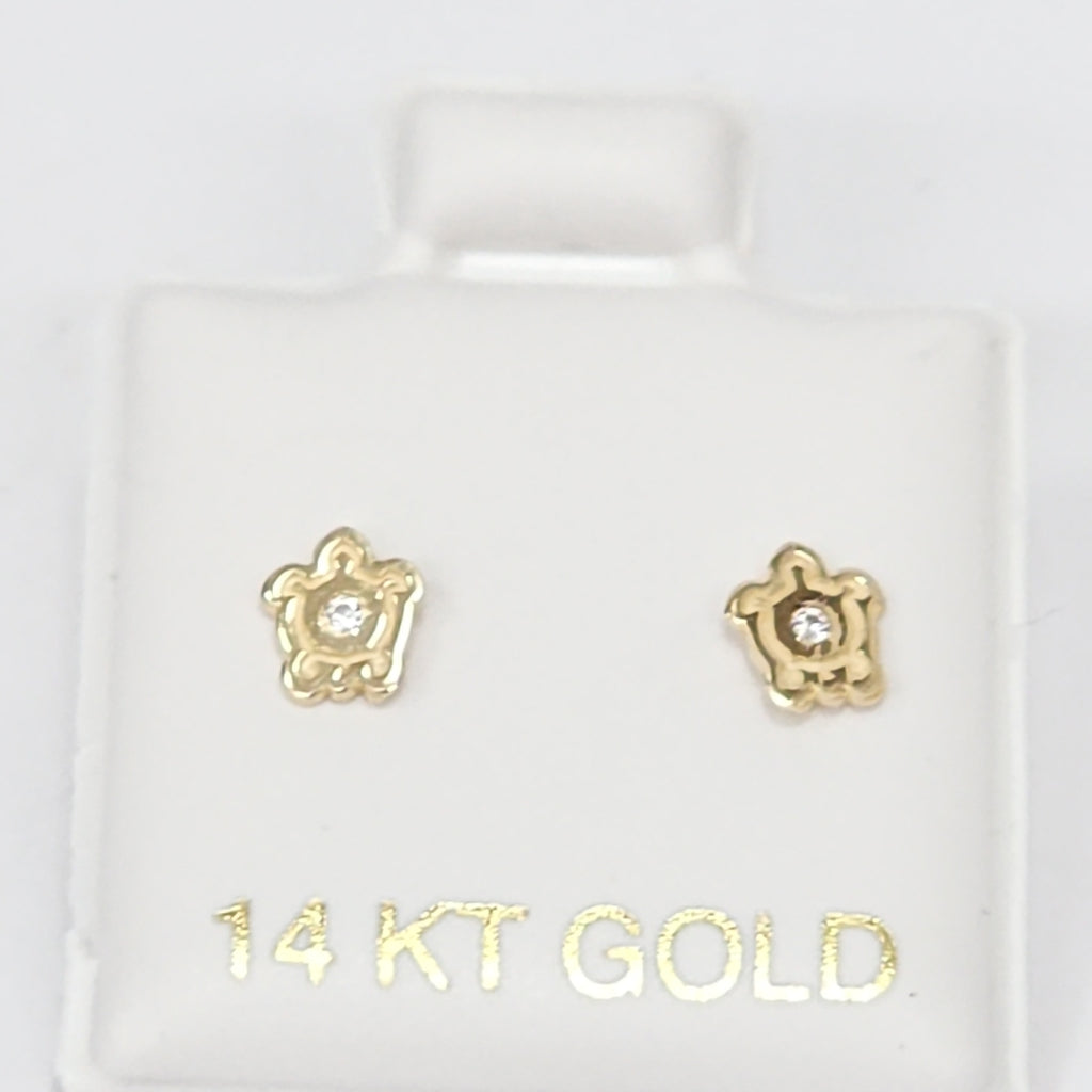 BROQUELES ORO 14K 1 (NUEVO)