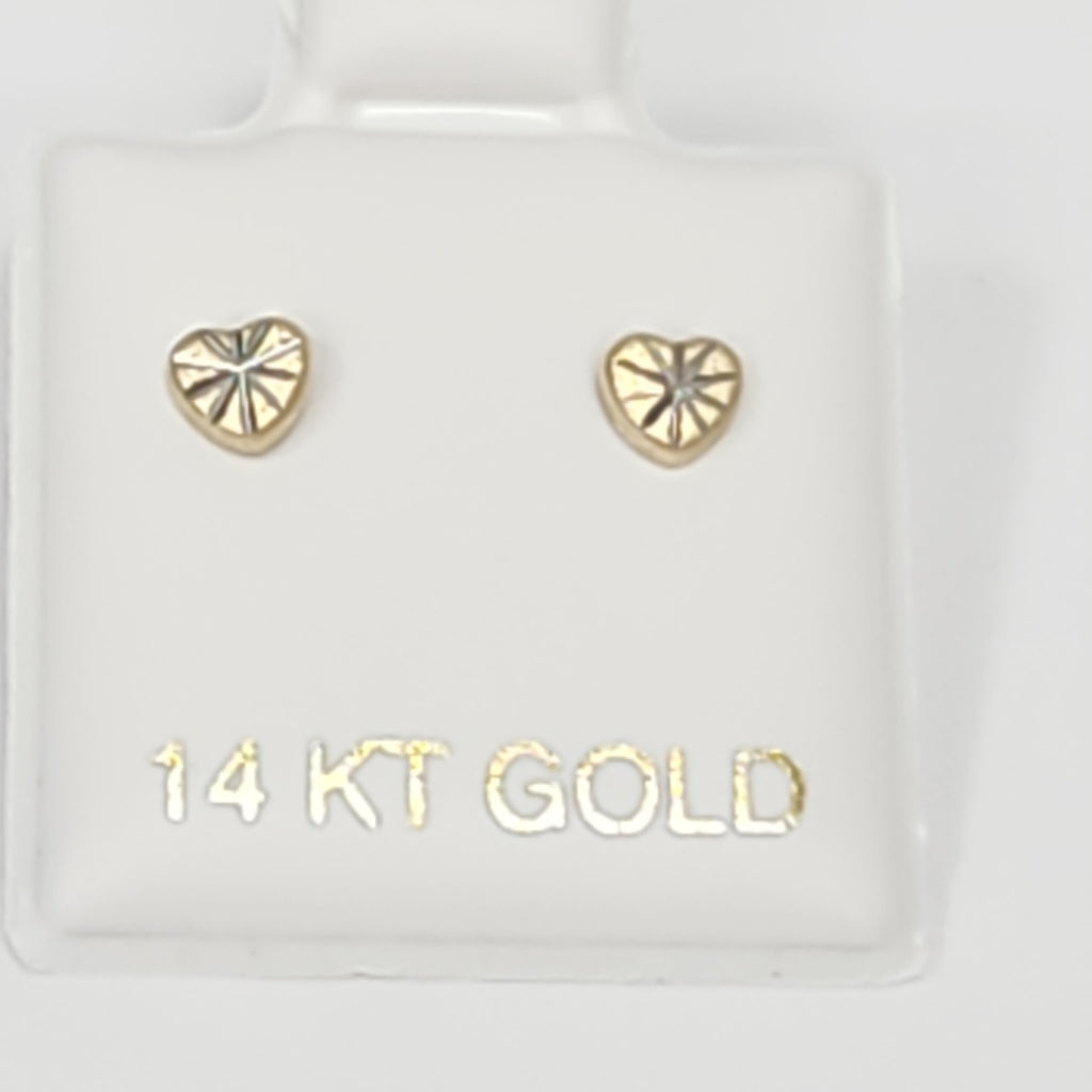 BROQUELES ORO 14K 1 (NUEVO)