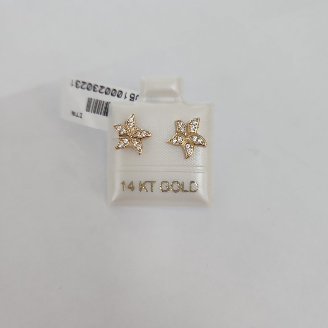 BROQUELES ORO 14K 1.1 (NUEVO)