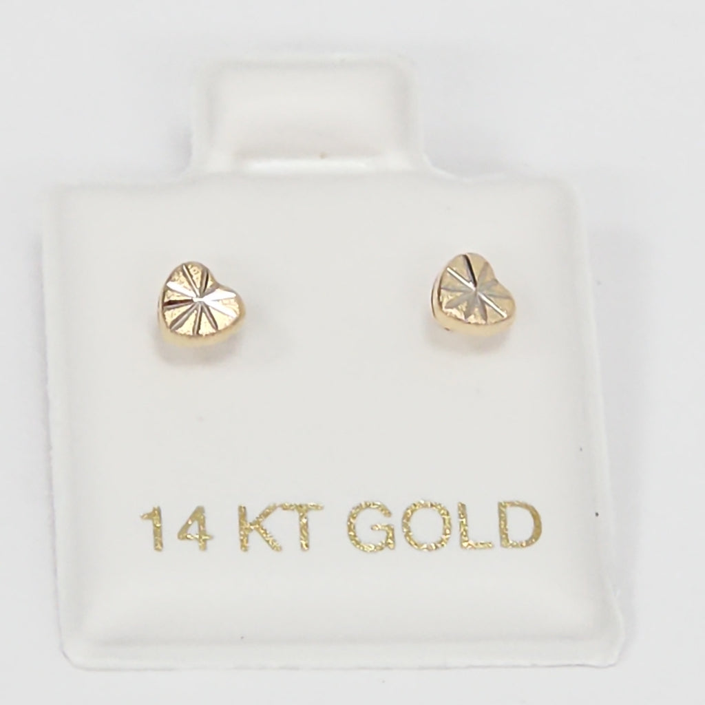 BROQUELES ORO 14K 1 (NUEVO)
