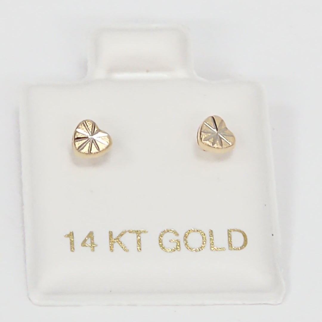 BROQUELES ORO 14K 1 (NUEVO)