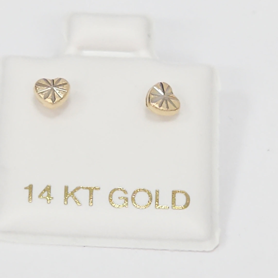 BROQUELES ORO 14K 1 (NUEVO)