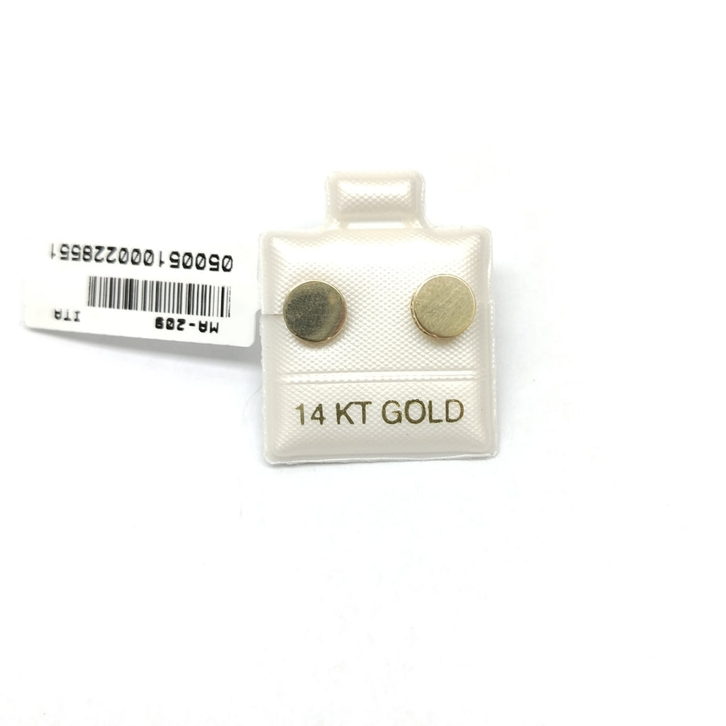BROQUELES ORO 14K 1.5 (NUEVO)