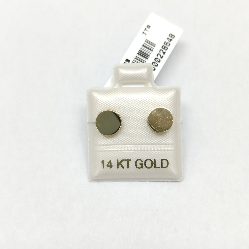 BROQUELES ORO 14K 1.6 (NUEVO)