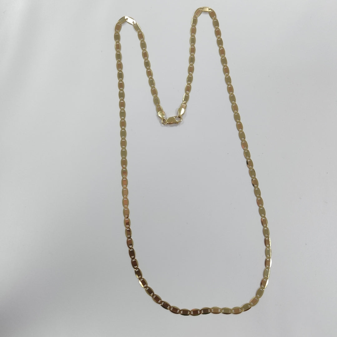 CADENAS VALENTINA/ESPEJO ORO 14K 10.7 (NUEVO)