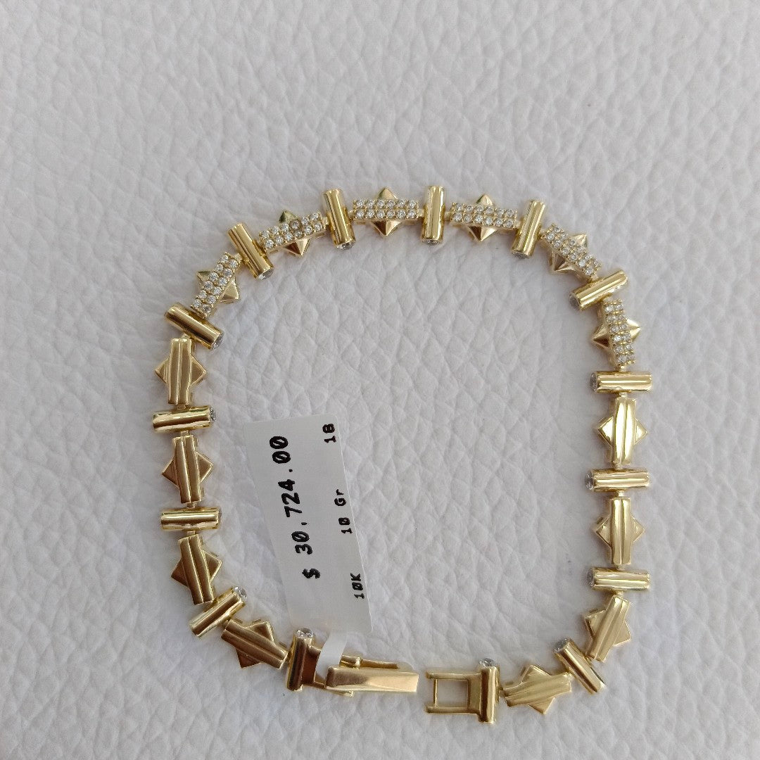 PULSERAS DAMA ORO 10K 10 (NUEVO)