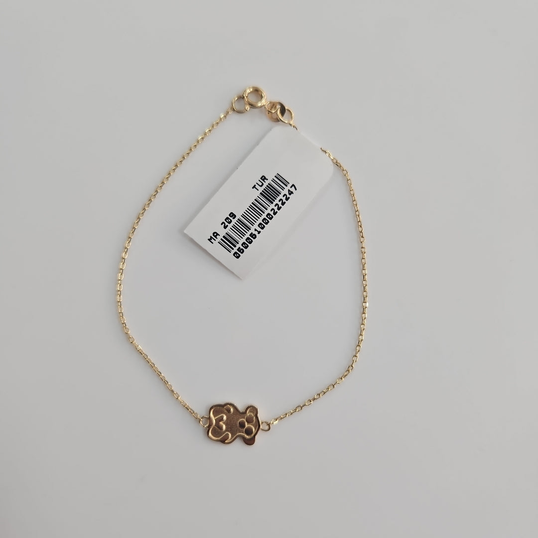 PULSERAS DAMA ORO 14K 1.2 (NUEVO)