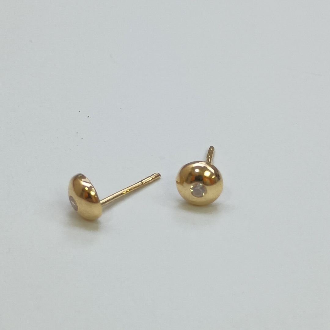 BROQUELES ORO 14K 1 (NUEVO)