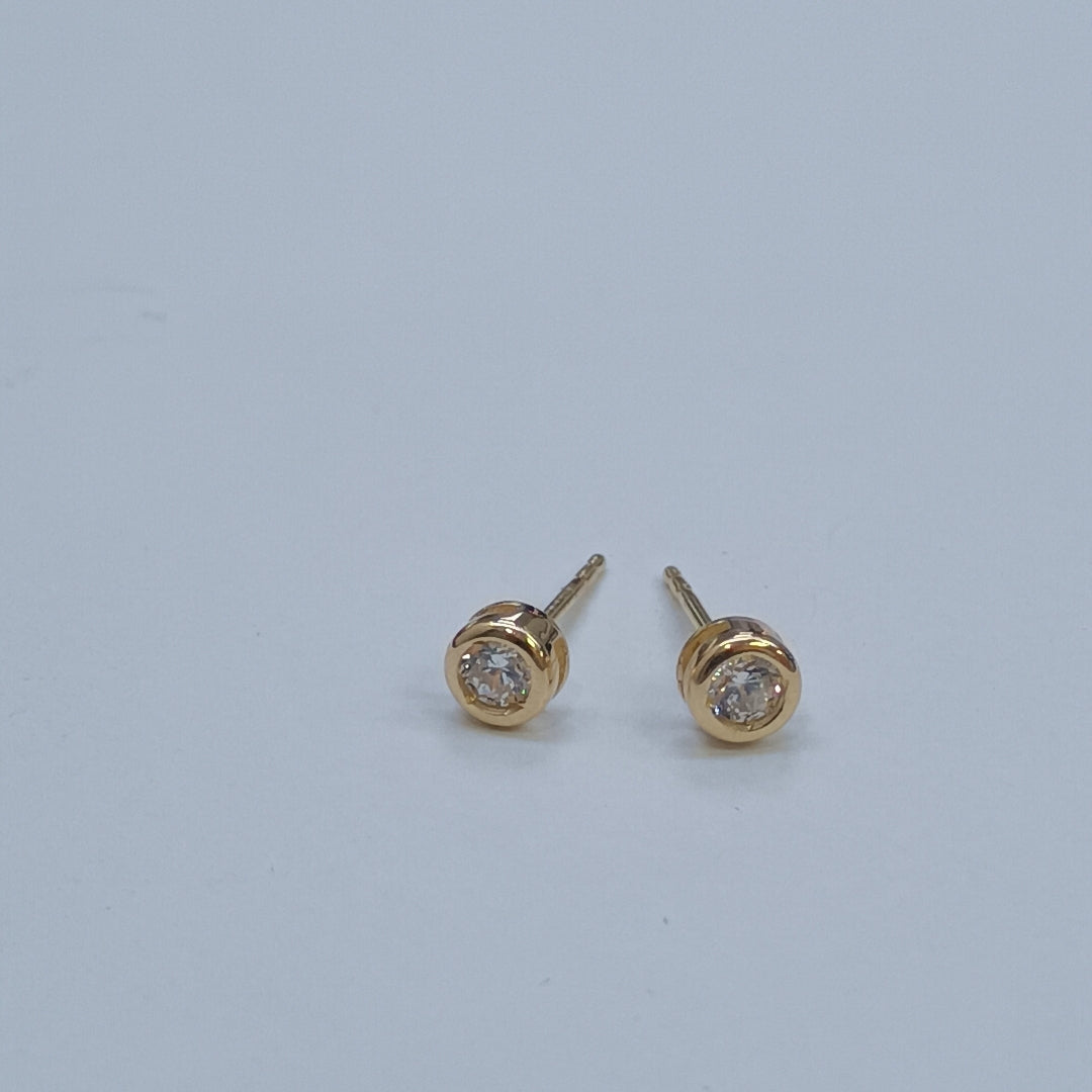BROQUELES ORO 14K 0.8 (NUEVO)