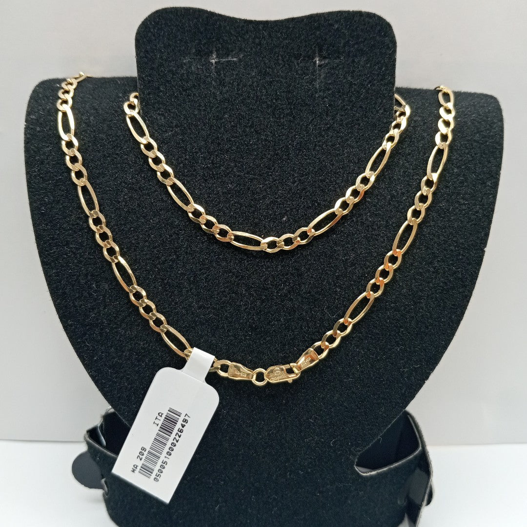 CADENAS CARTIER 3*1 AMARILLA ORO 14K 8.3 (NUEVO)