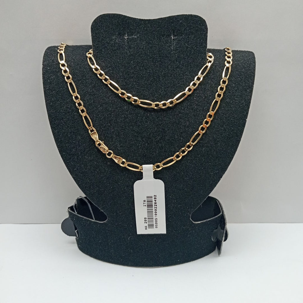 CADENAS CARTIER 3*1 AMARILLA ORO 14K 7.7 (NUEVO)