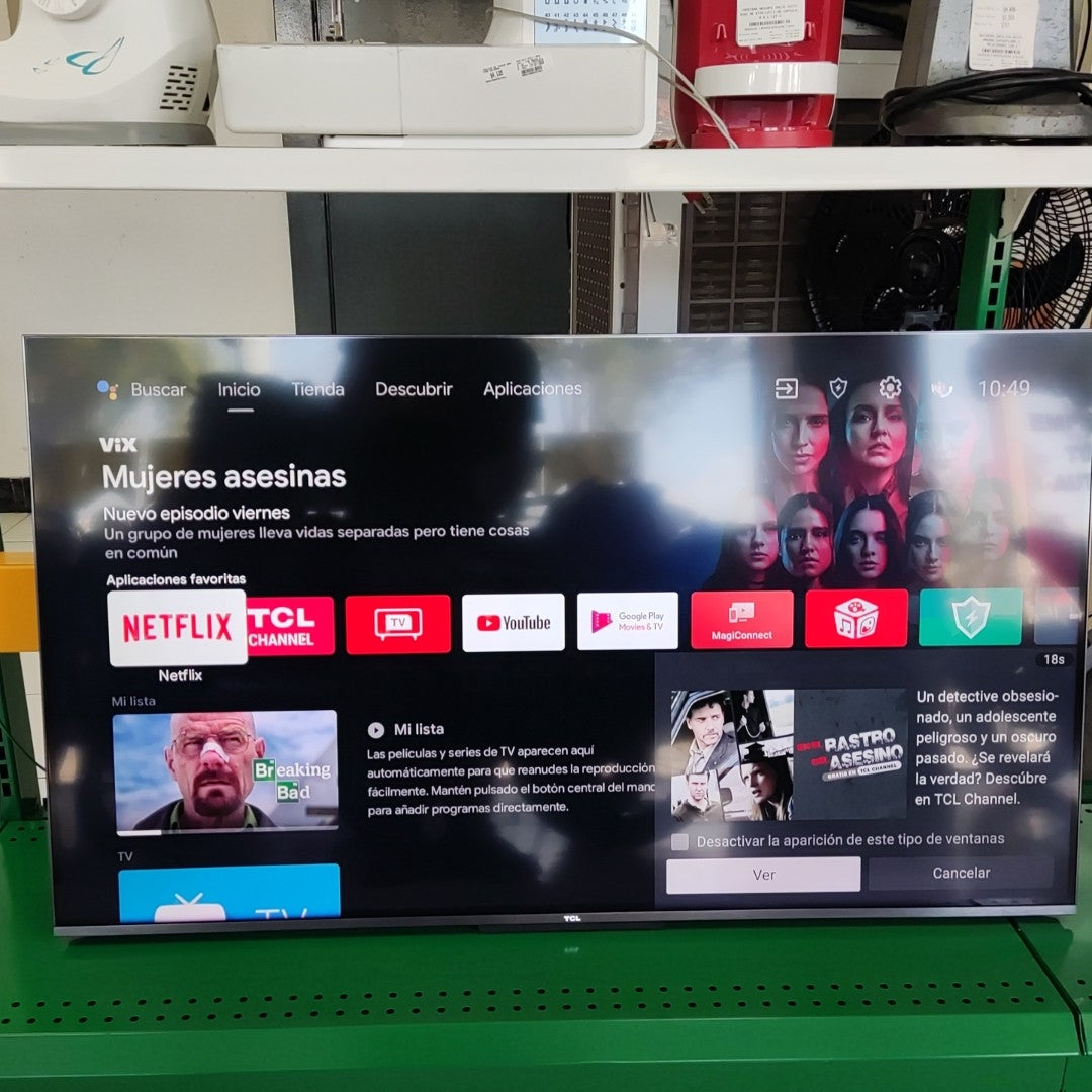 PANTALLA TCL 50Q637 (2020) 50" LED 4K (SEMINUEVO)