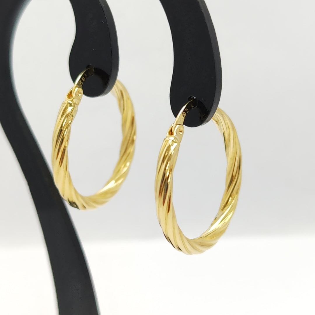 ARRACADAS ORO 14K 2.2 (NUEVO)