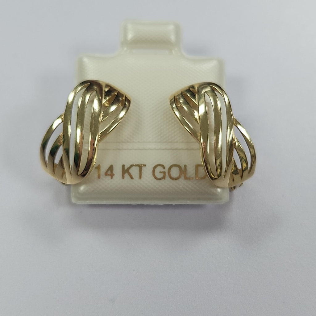 BROQUELES ORO 14K 3.6 (NUEVO)