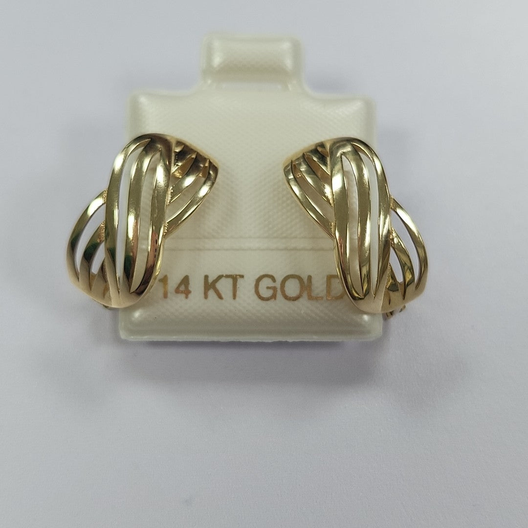 BROQUELES ORO 14K 3.6 (NUEVO)