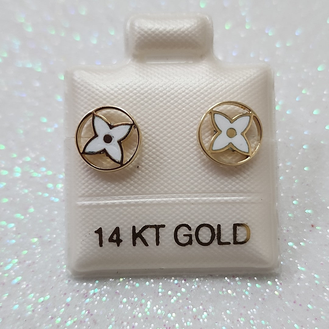 BROQUELES ORO 14K 1.1 (NUEVO)