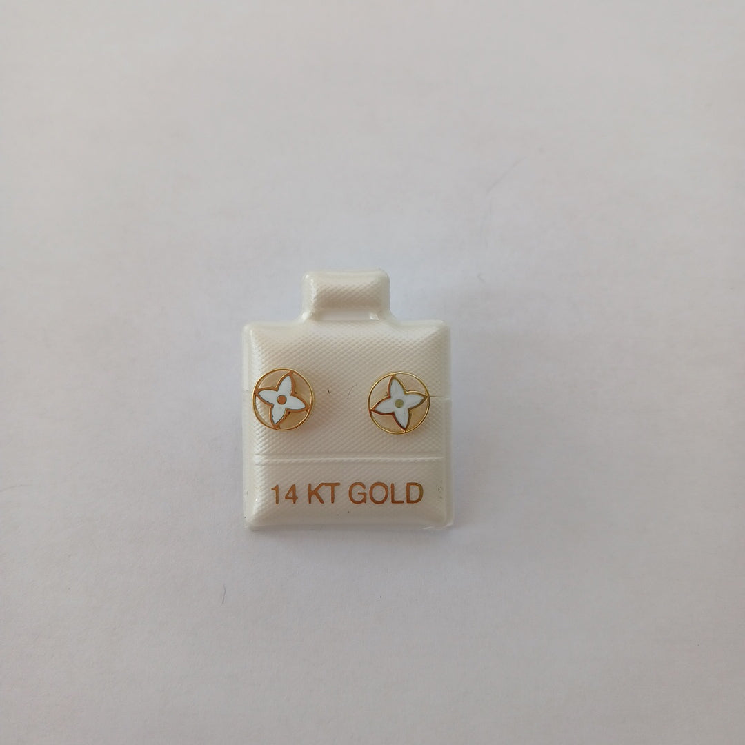 BROQUELES ORO 14K 1.1 (NUEVO)
