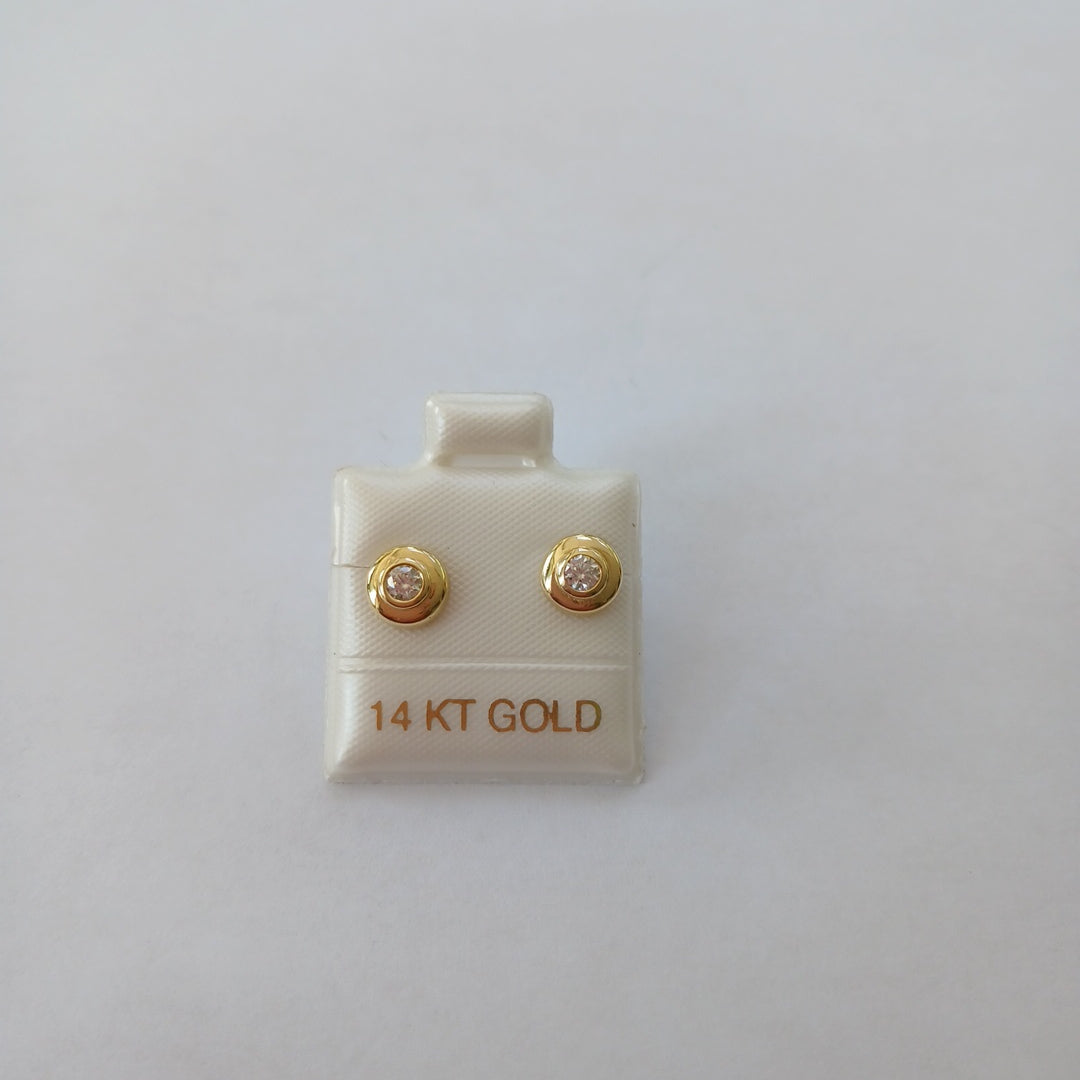 BROQUELES ORO 14K 1.1 (NUEVO)