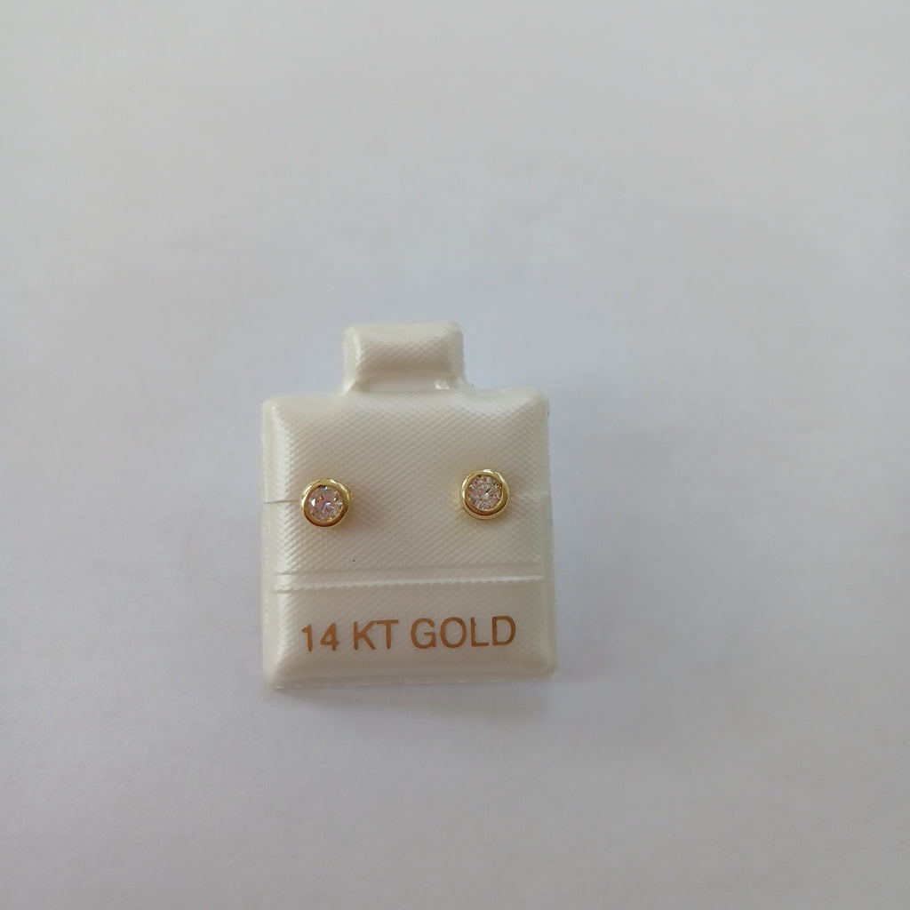 BROQUELES ORO 14K 0.8 (NUEVO)