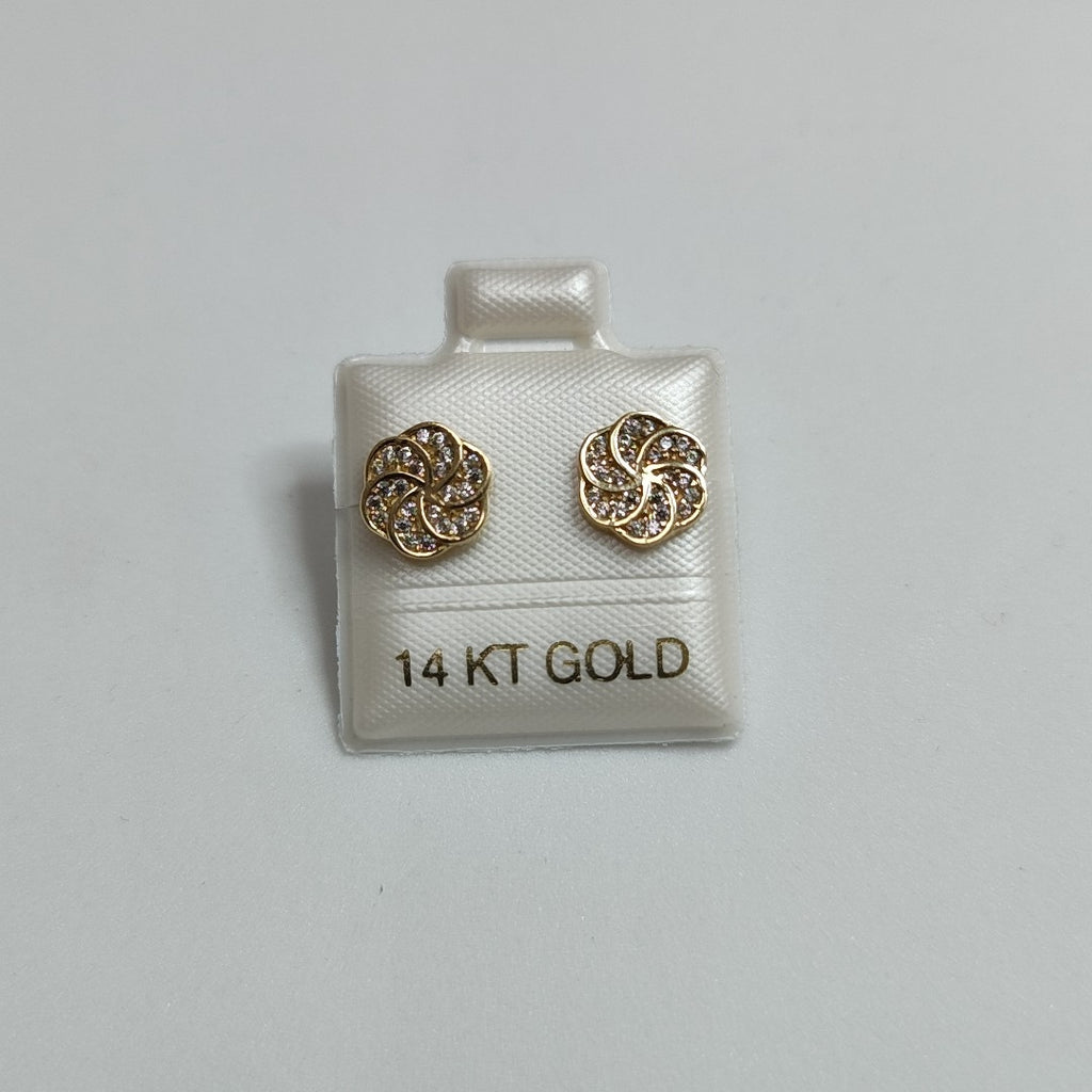 BROQUELES ORO 14K 1.6 (NUEVO)