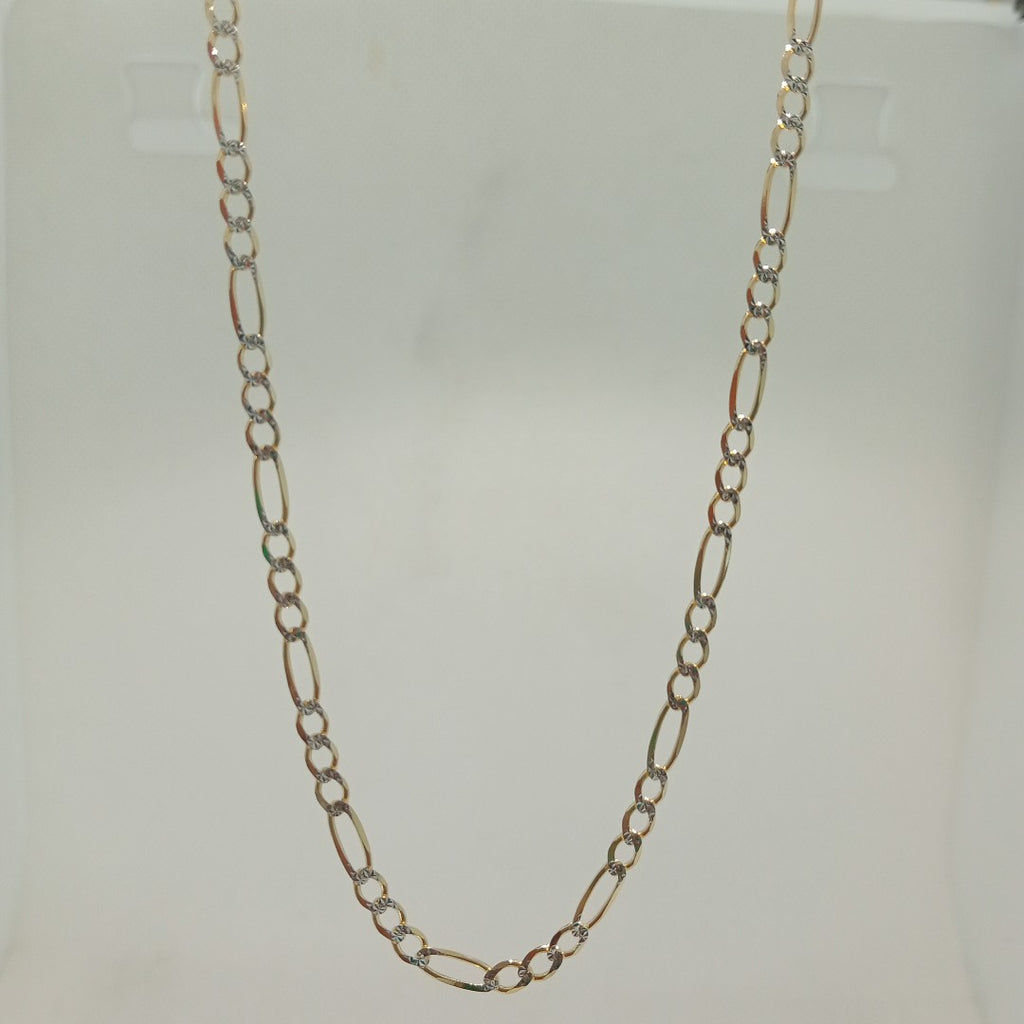 CADENAS CARTIER 3*1 DIAMANTADA ORO 14K 7.5 (NUEVO)