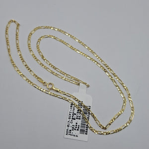 CADENAS CARTIER 3*1 AMARILLA ORO 14K 3.7 (NUEVO)