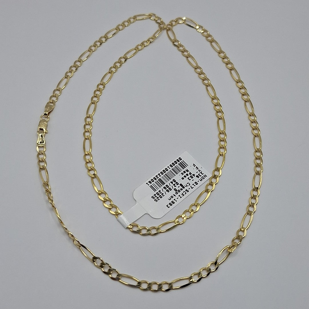 CADENAS CARTIER 3*1 AMARILLA ORO 14K 8.4 (NUEVO)