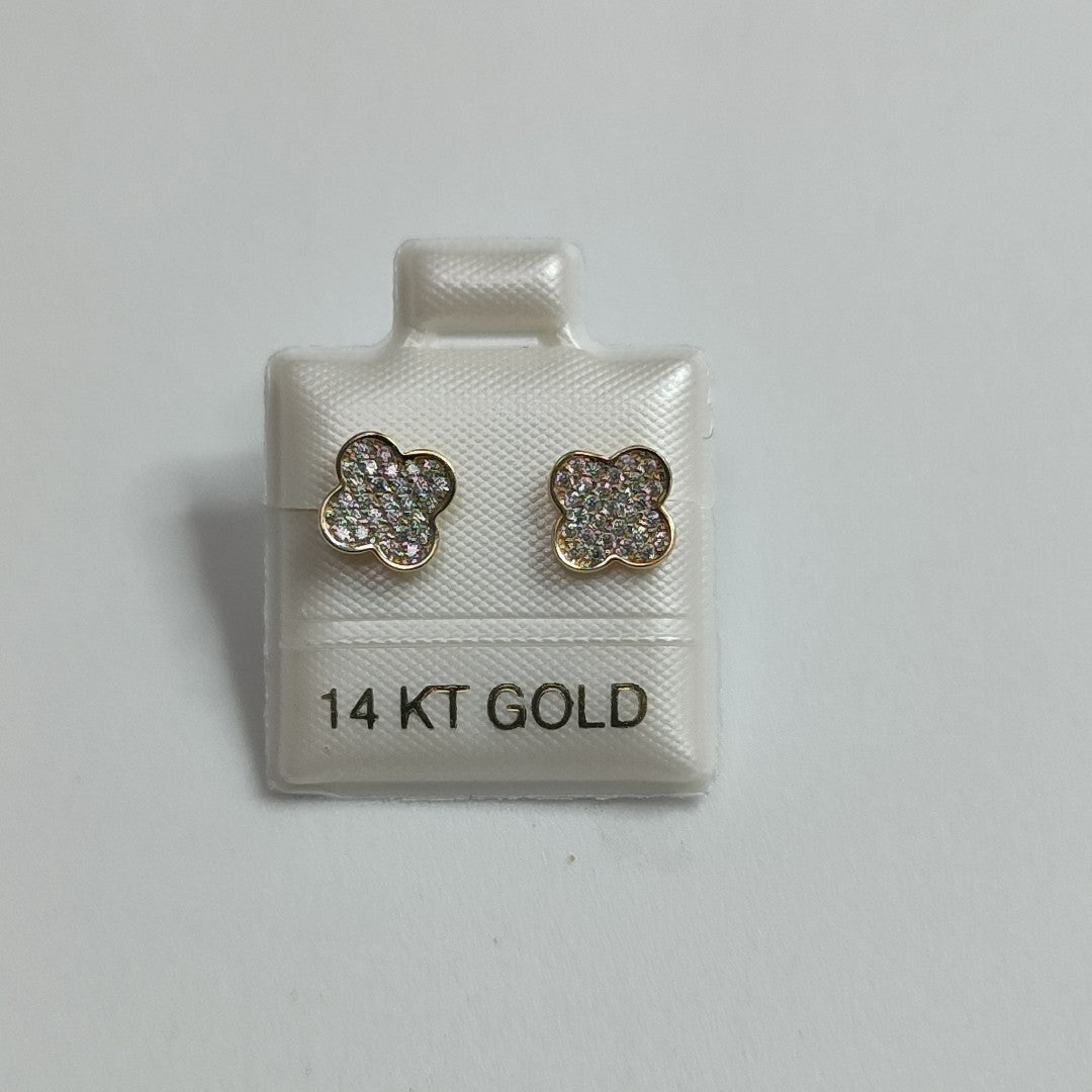 BROQUELES ORO 14K 1.1 (NUEVO)