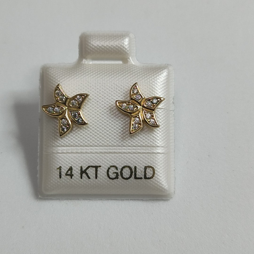 BROQUELES ORO 14K 1.2 (NUEVO)