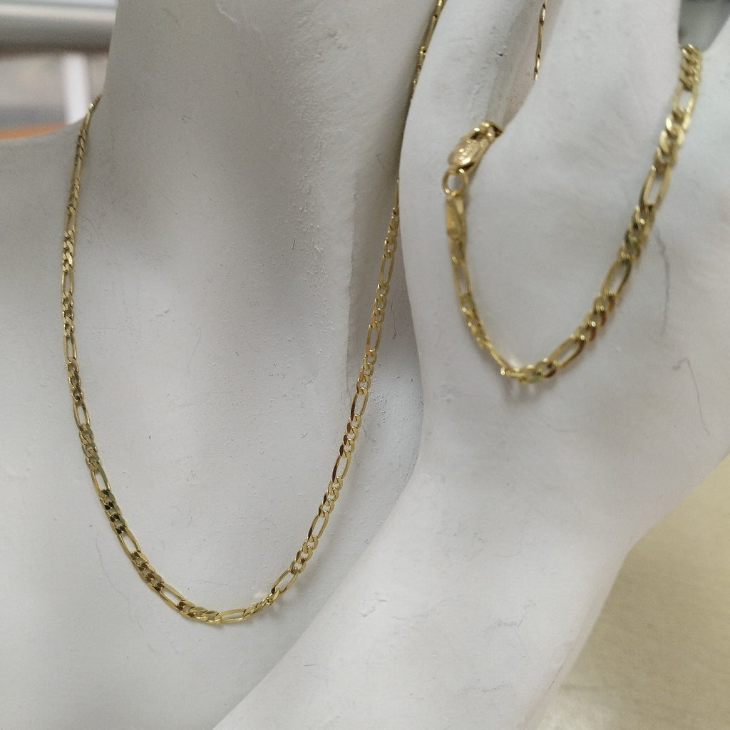 CADENAS CARTIER 3*1 AMARILLA ORO 14K 5 (NUEVO)