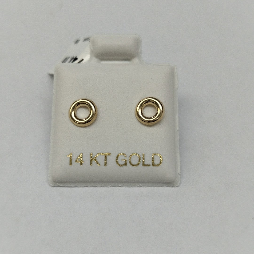 BROQUELES ORO 14K 1 (NUEVO)