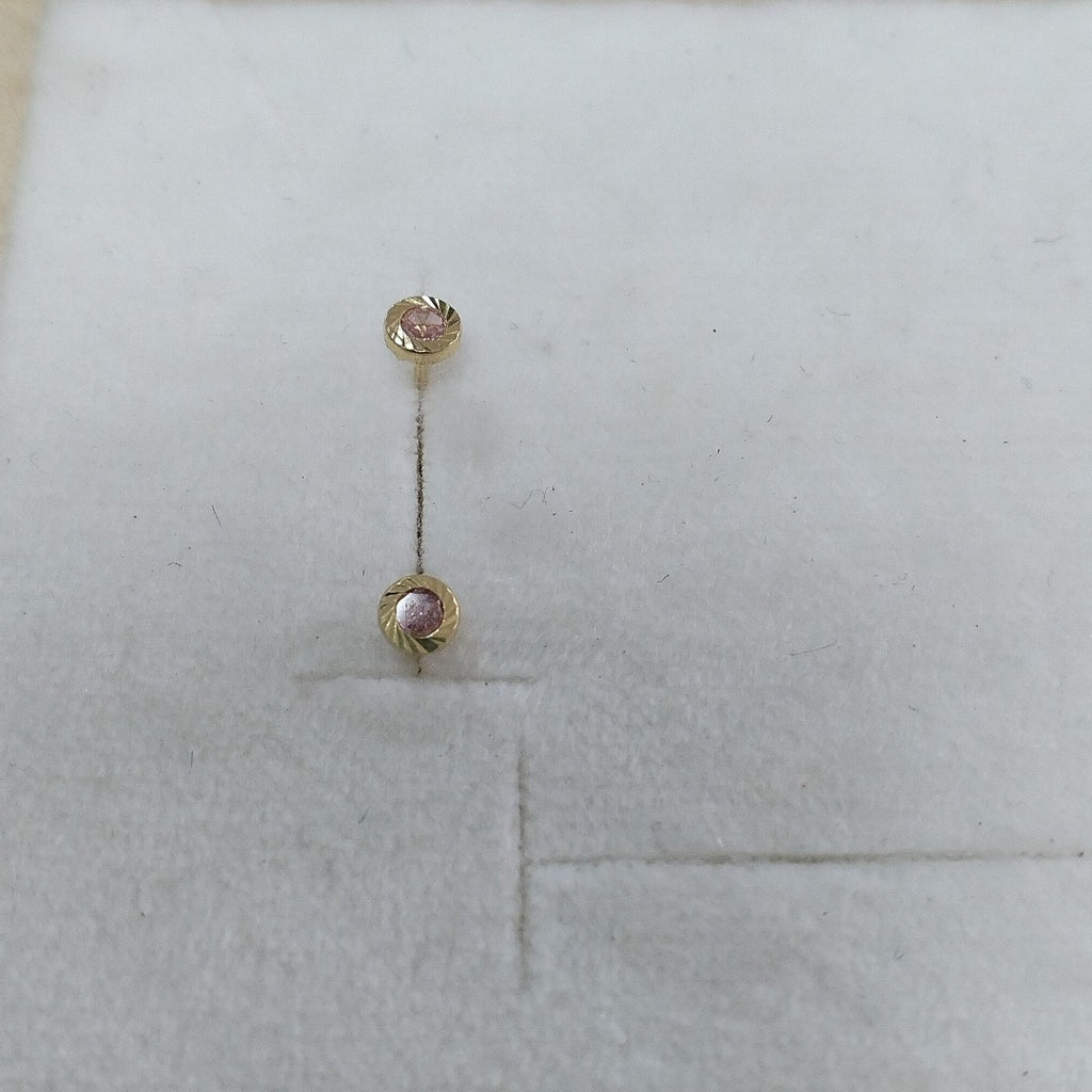 BROQUELES ORO 14K 1 (NUEVO)