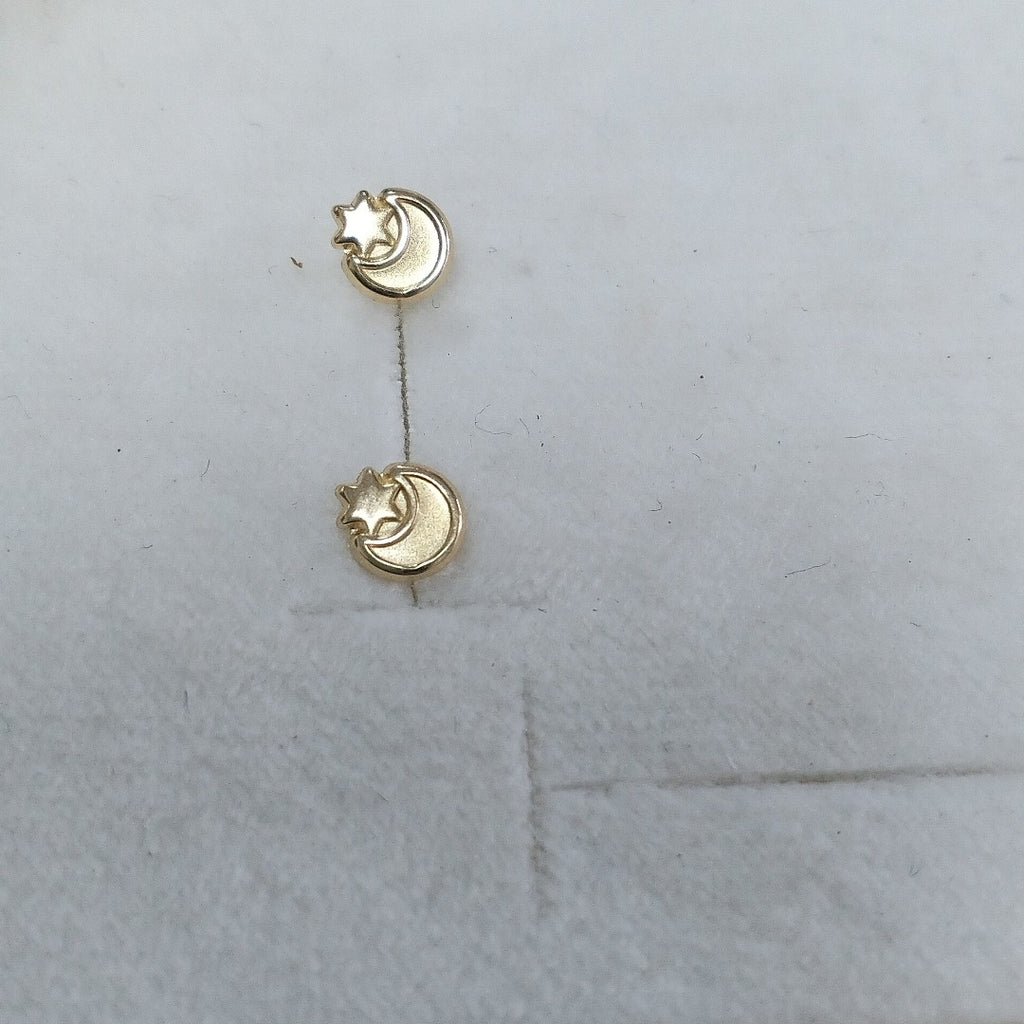 BROQUELES ORO 14K 1 (NUEVO)