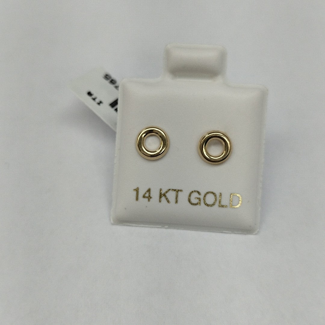 BROQUELES ORO 14K 1 (NUEVO)
