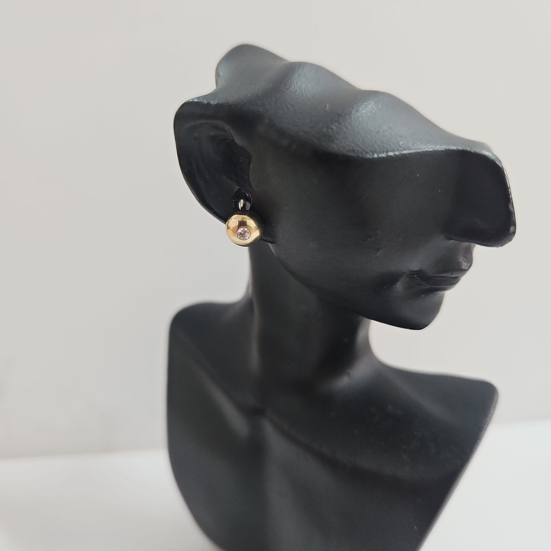 BROQUELES ORO 14K 1 (NUEVO)