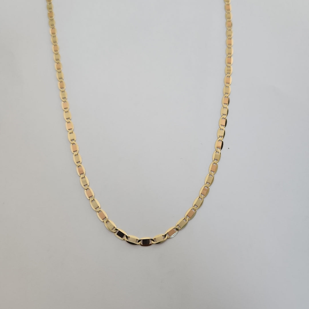 CADENAS VALENTINA/ESPEJO ORO 14K 10.7 (NUEVO)