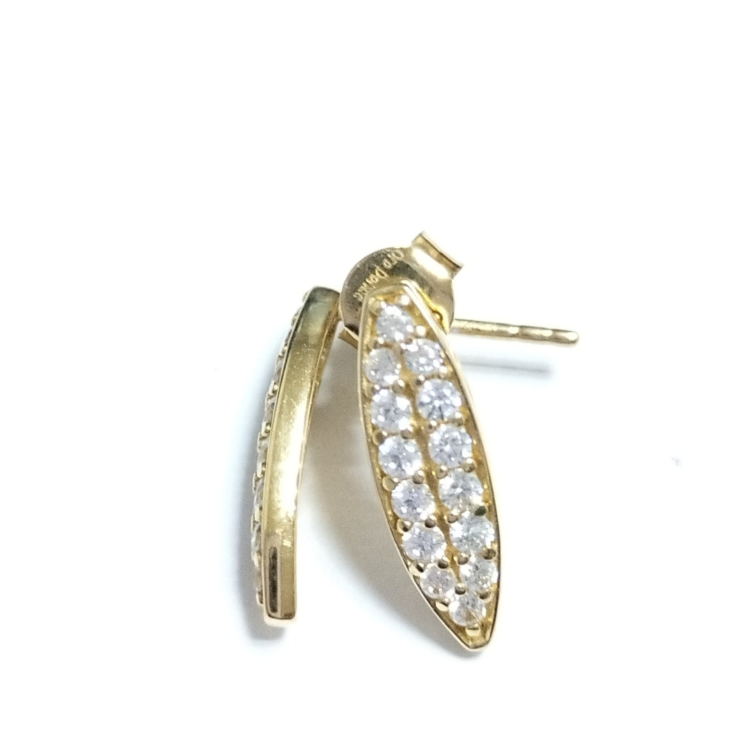 BROQUELES ORO 14K 1.9 (NUEVO)